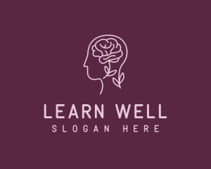 Psychology Nature Therapy Wellness logo design