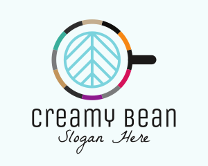 Organic Leaf Coffee Latte logo