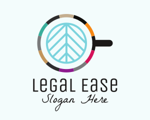 Organic Leaf Coffee Latte logo