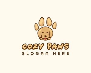 Animal Paw Dog logo design