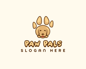 Animal Paw Dog logo design