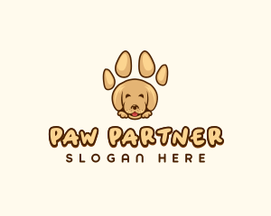 Animal Paw Dog logo design