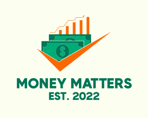 Money Investment Analytics logo design