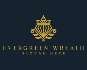 Royal Diamond Wreath logo design