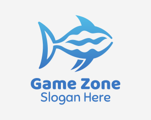 Blue Ocean Shark  Logo