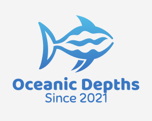 Blue Ocean Shark  logo design