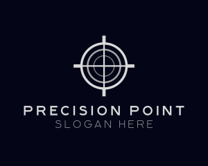 Sniper Target Crosshair logo design