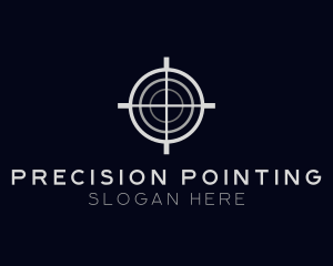 Sniper Target Crosshair logo design