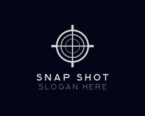 Sniper Target Crosshair logo design