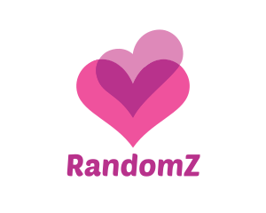 Pink Hearts Romance Logo