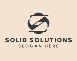 Construction Company Letter S logo design