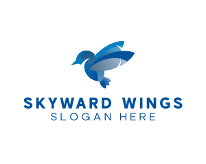  Flight Wing Bird logo design