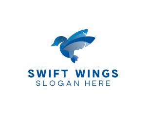  Flight Wing Bird logo design