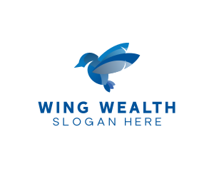  Flight Wing Bird logo design