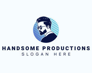 Masculine Beard Barber logo