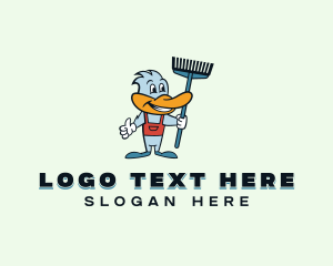 Duck Janitor Cleaner logo