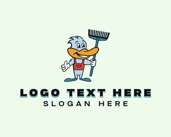 Duck logo example 4