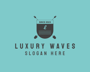 Beach Club Waves logo design