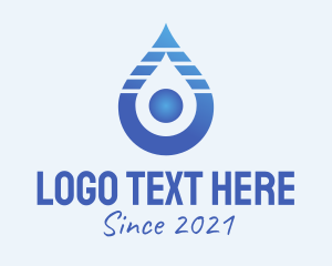 Blue Gradient Liquid  logo