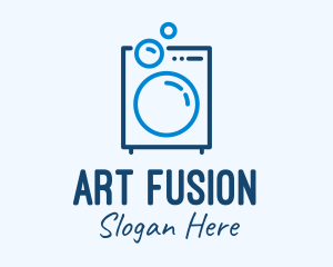 Washing Machine Line Art logo