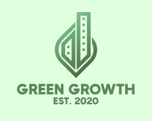 Green City Property Building logo design