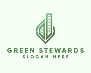 Green City Property Building logo design