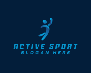 Athletic Sports Player logo design
