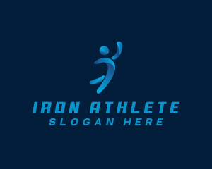 Athletic Sports Player logo design