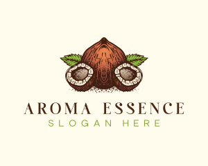 Coconut Oil Essence logo design