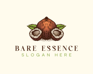 Coconut Oil Essence logo design