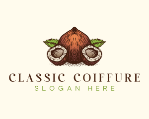 Coconut Oil Essence logo design