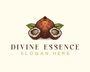 Coconut Oil Essence logo design