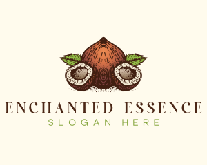 Coconut Oil Essence logo design