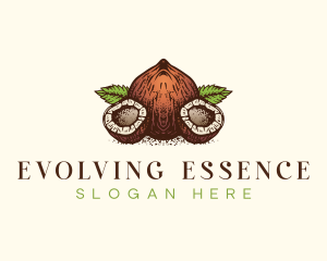 Coconut Oil Essence logo design