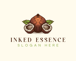 Coconut Oil Essence logo design