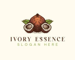 Coconut Oil Essence logo design