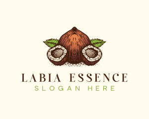 Coconut Oil Essence logo design