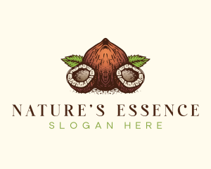 Coconut Oil Essence logo design