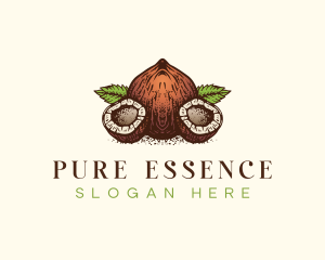 Coconut Oil Essence logo design