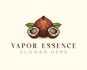 Coconut Oil Essence logo design