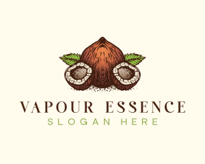 Coconut Oil Essence logo design