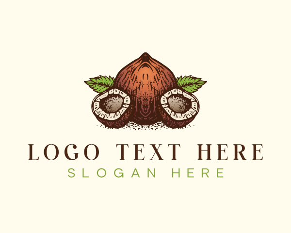 Coconut Shell logo example 4