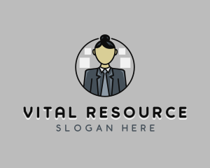 Female Consultant Supervisor  logo design