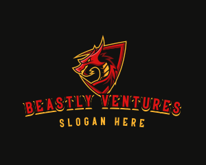 Beast Gaming Dragon logo design