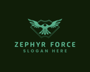 Eagle Shield Aviary logo design