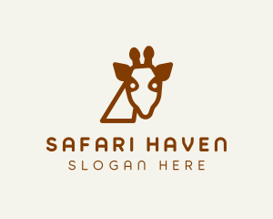 Giraffe Safari Park  logo design