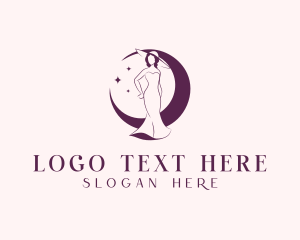 Woman Crescent Fashion logo