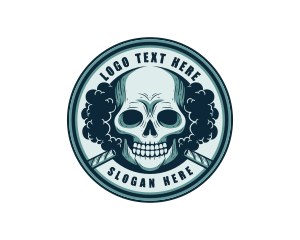 Smoking Skull Cigar logo