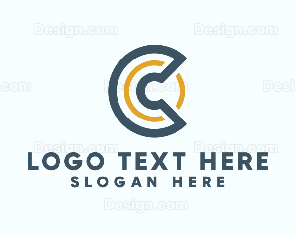 Modern Professional Circle Letter C Logo