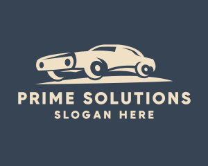 Sports Car Silhouette logo design